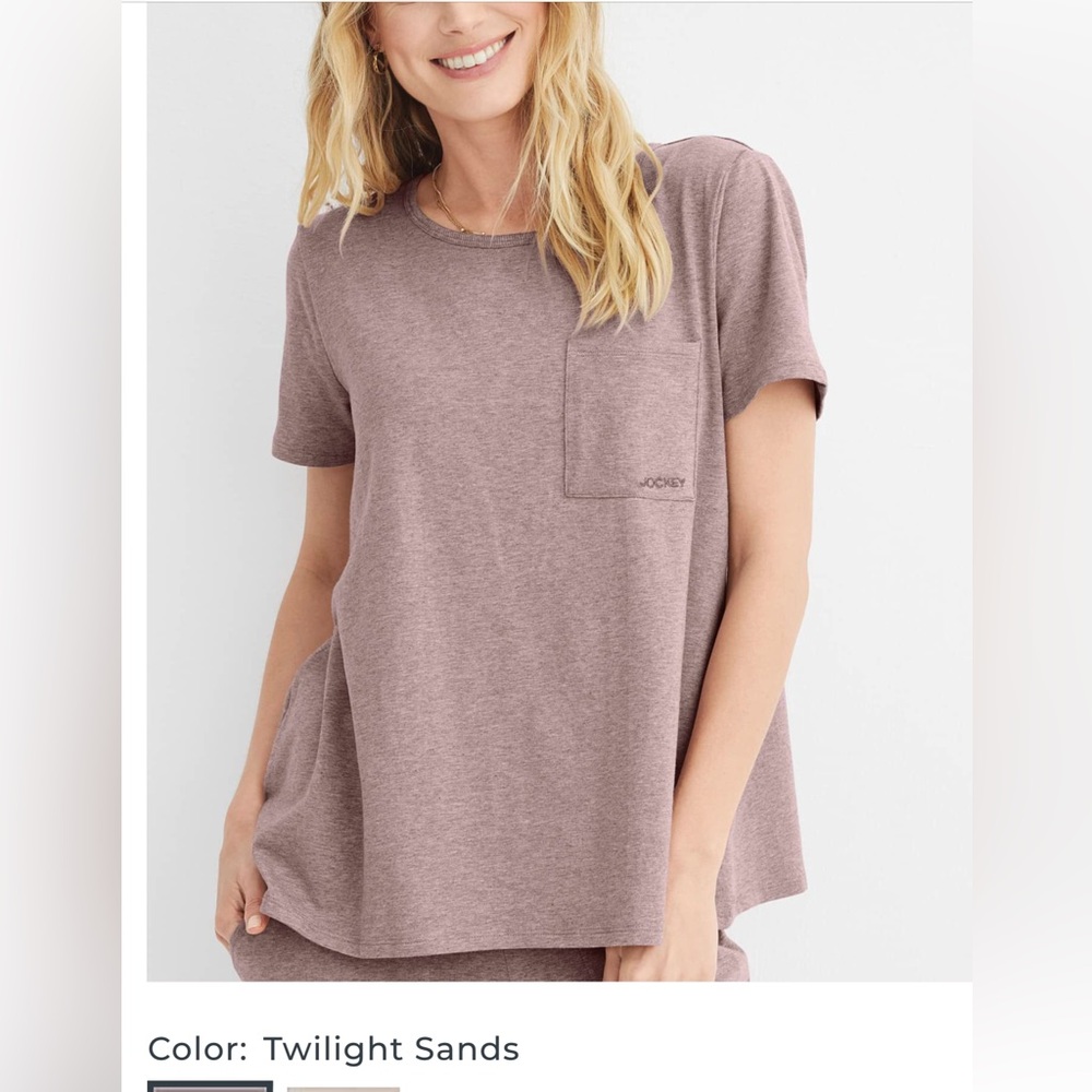 Jockey Soft Touch Luxe Swing Tee NWT